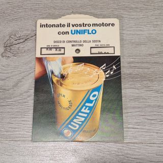 Uniflo 2 Disco Orario Gadget Pubblicitario