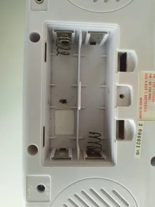 Radio Cassette Recorder.Funciona con pilas.