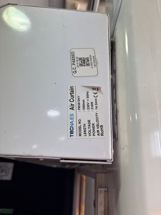 Cortina de aire Tecna.es