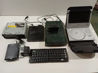 Pack DVD Portátil, Lector Tarjetas y Teclado