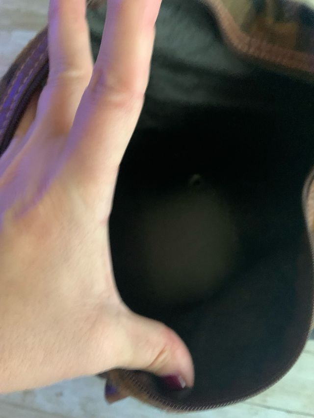 Maleta de mano pequeña a cuadros