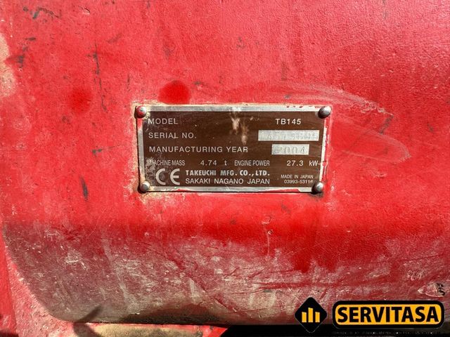 MINIEXCAVADORA TAKEUCHI TB145