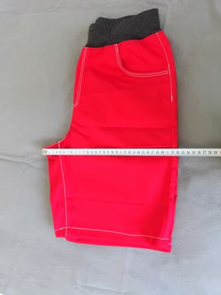 Bermuda S hombre rojo