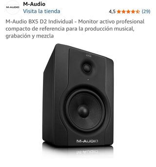 Altavoces M-Audio BX5 D2 + Soportes Audibax