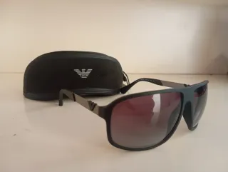 Gafas de Sol Emporio Armani Negras y Plateadas