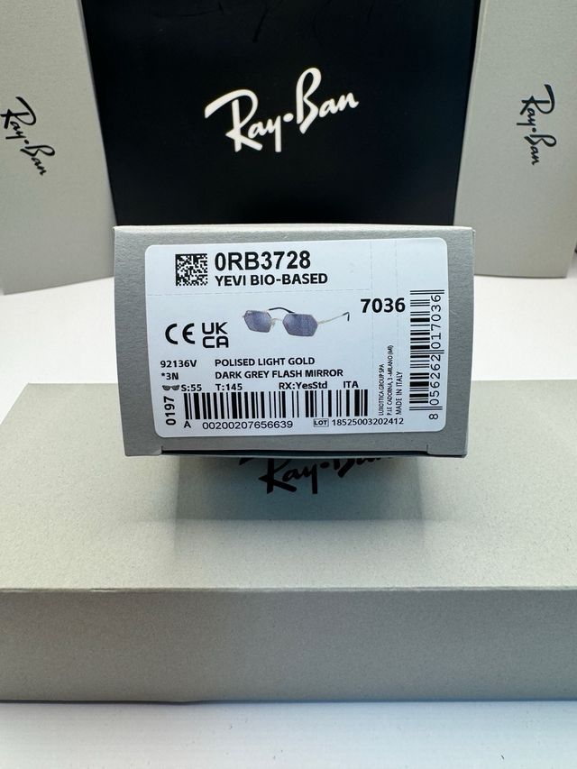 Occhiali da sole Ray-Ban Yevi Light Gold RB3728