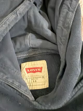 Felpa Levi's blu con logo bianco