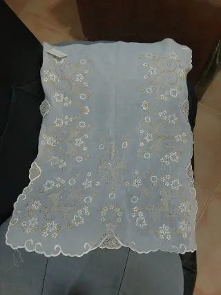 Manteletas Fallera Huertana Blancas nuevas hechas