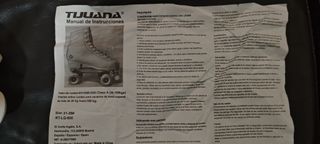 Patines 4 ruedas Tijuana Talla 39 + Funda