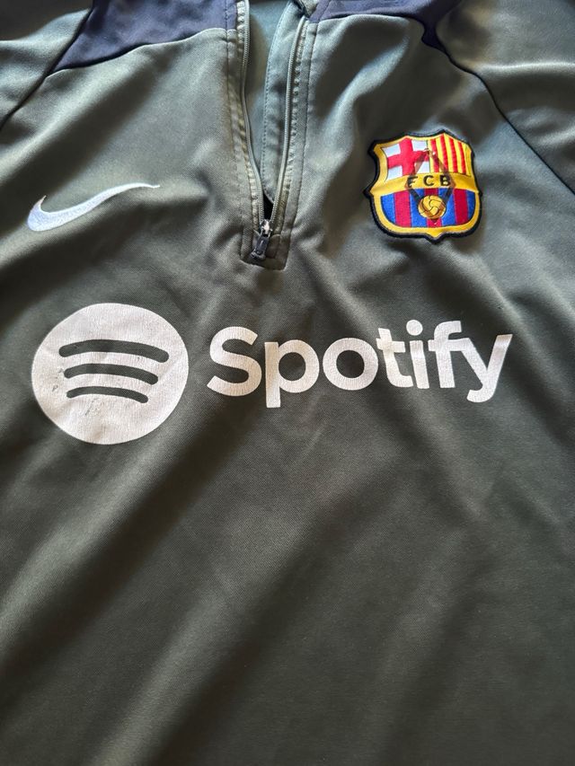 Sudadera FC Barcelona Nike Verde Oliva