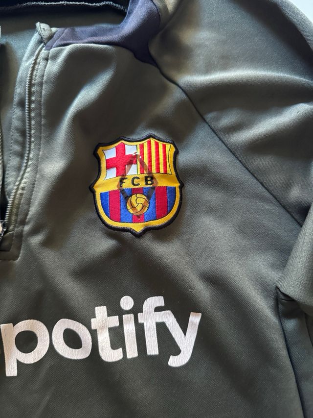 Sudadera FC Barcelona Nike Verde Oliva