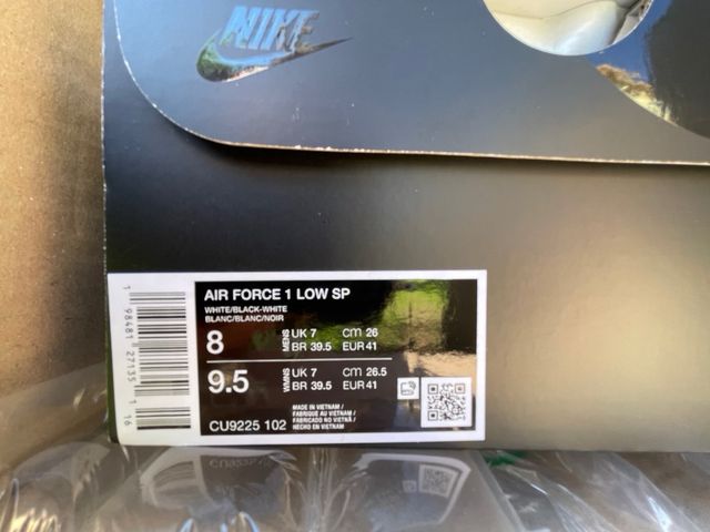 Nike AIR Force 1 x Supreme Blancas