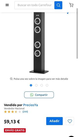 Torre Sonido SPC Breeze - Altavoz