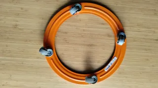 Soporte con ruedas para bombona de butano