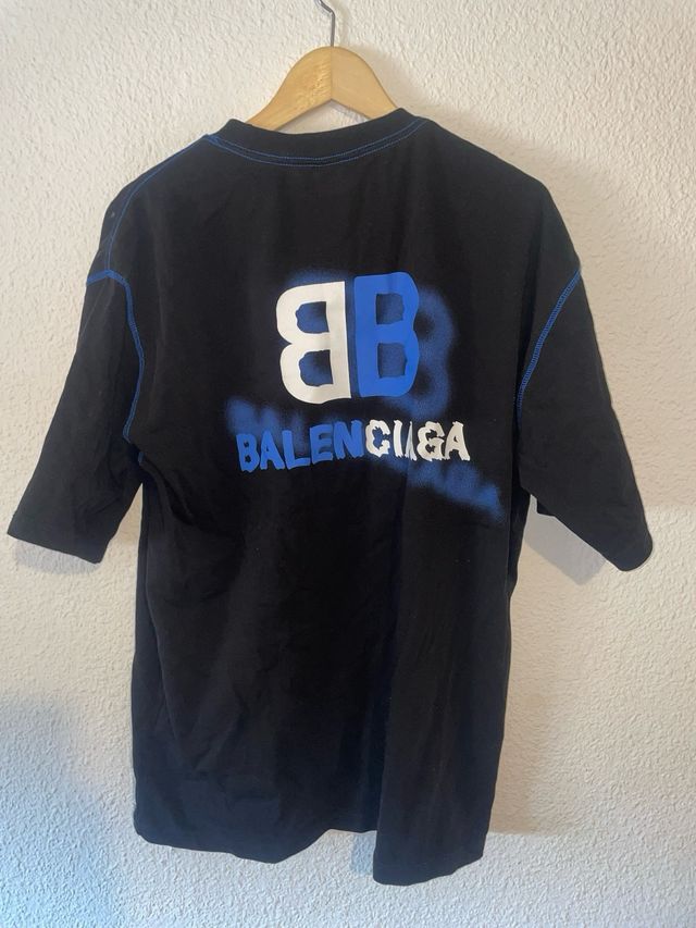 T-shirt nera originale Balenciaga