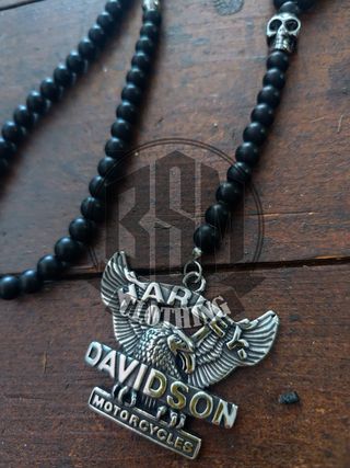 Collana Rosario Harley Davidson aquila