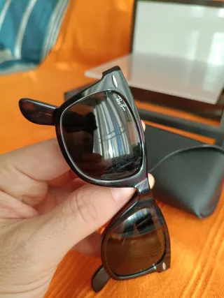 Gafas de sol Ray-Ban Wayfarer Marrón/Negro