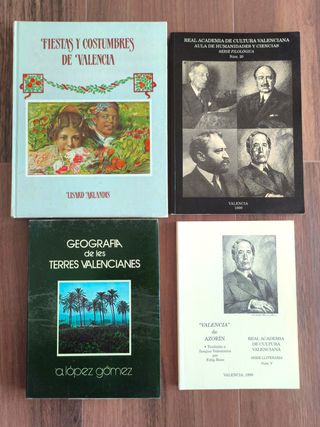 Libros de Cultura Valenciana