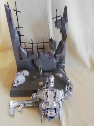 Figura T-800 Terminator Diorama 1/6