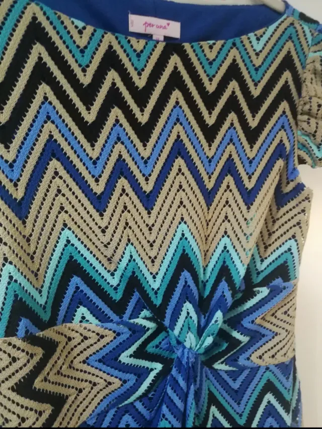 Vestido Per Una Zigzag