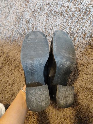 Mocassini neri con fibbia