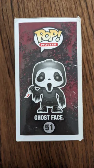 Funko Pop Ghost Face 51 Scream Originale