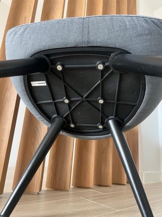 Sillón Gris de un cuerpo Tapizado