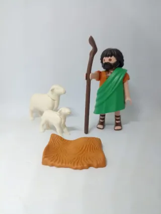 Playmobil Pastor con Ovejas. Belén