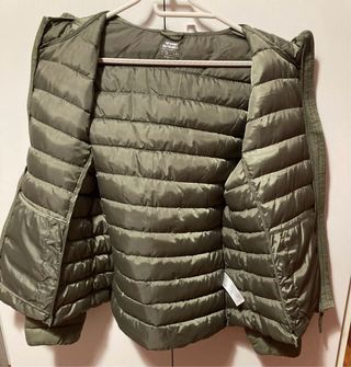 Giubbotto donna imbottito verde salvia taglia XL