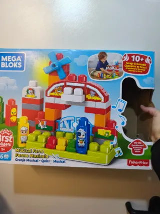 Mega Bloks Granja Musical Bloques Construcción