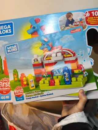 Mega Bloks Granja Musical Bloques Construcción