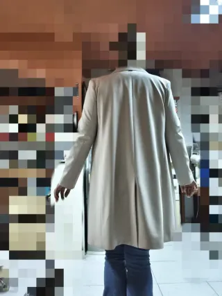 Gabardina Cinzia Rocca Beige Talla M-L