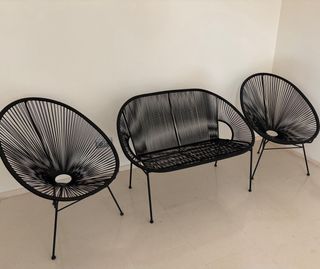 Banco y 2 butacas jardín Maisons du Monde