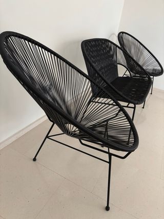 Banco y 2 butacas jardín Maisons du Monde