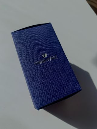 Pulsera Swarovski Corazón Rosa y Dorada