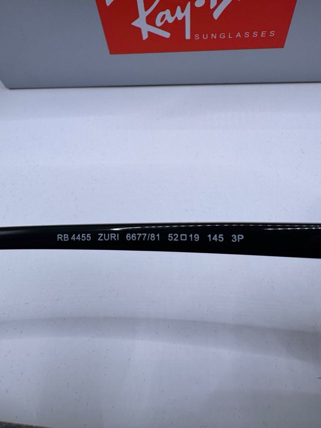 Ray-Ban Zuri Black rb4455 Occhiai da sole Nuovi
 