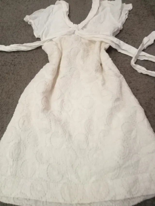 Vestido blanco mujer