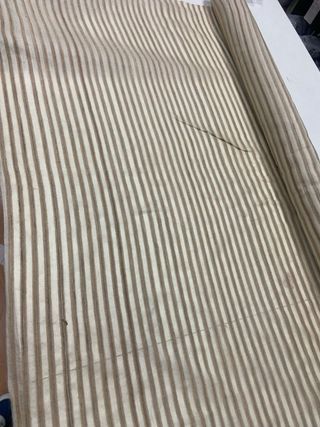 Tenda Seta 100% Beige/Bianco