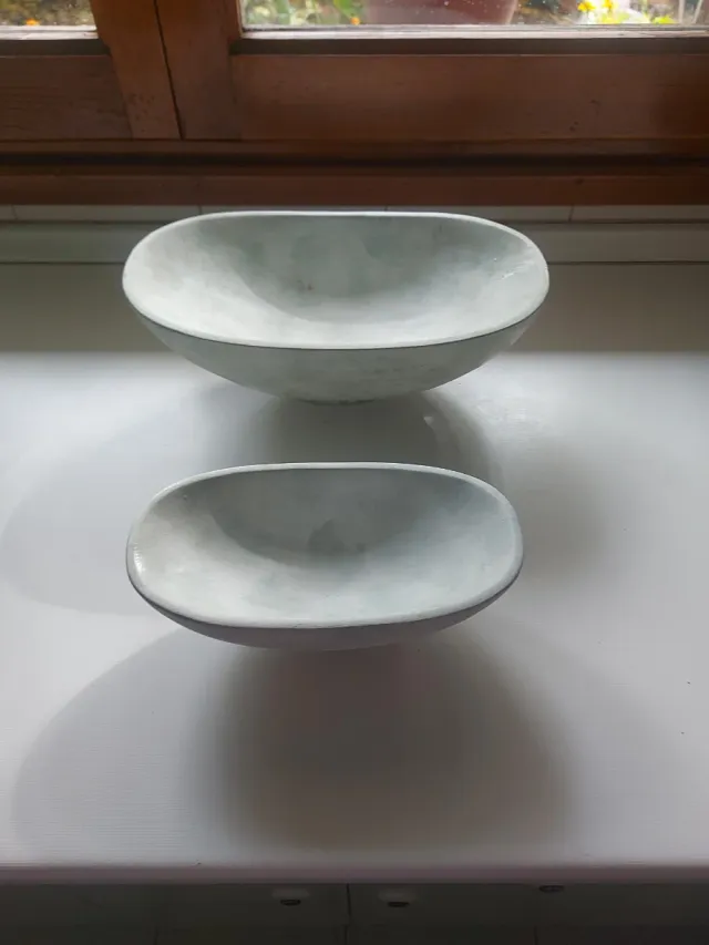 Juego 2 Bases Decorativas Cerámica