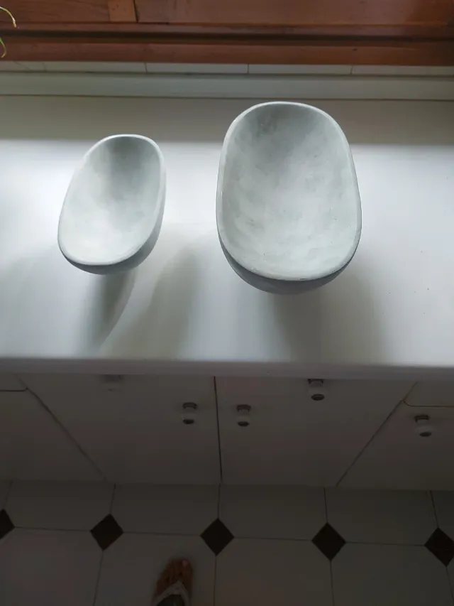 Juego 2 Bases Decorativas Cerámica