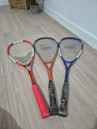 Lote 3 raquetas deportivas
