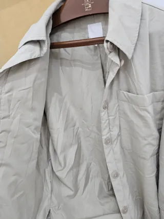 Sobrecamisa oversize verde Talla única