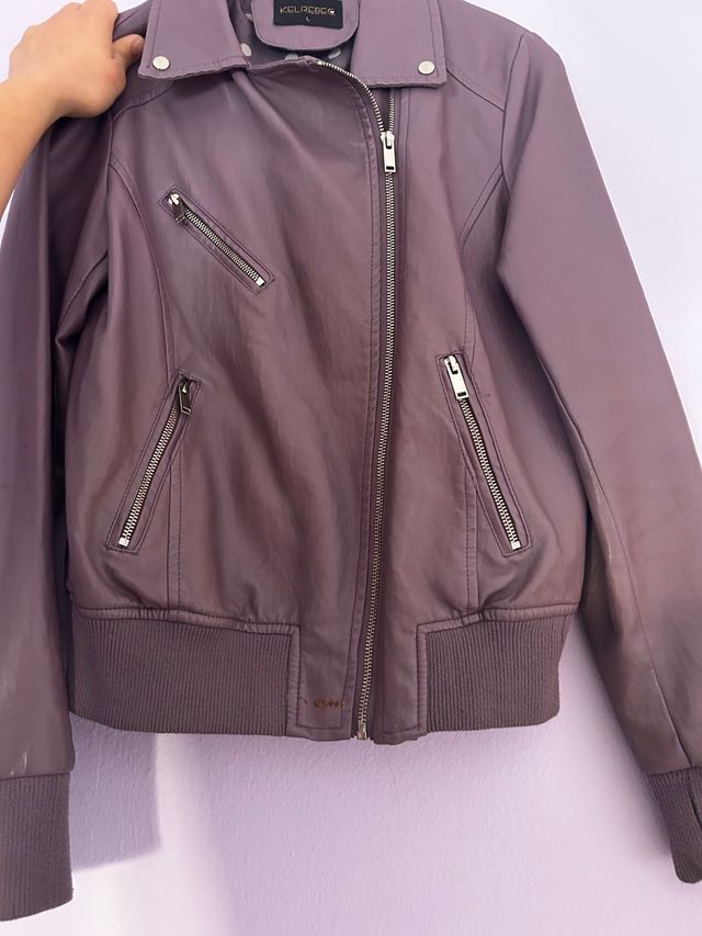 Cazadora KELREBE morada talla L
