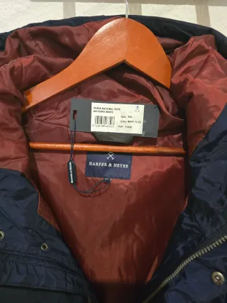 Parka Harper & Neyer Azul Talla XL