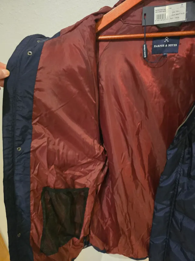 Parka Harper & Neyer Azul Talla XL