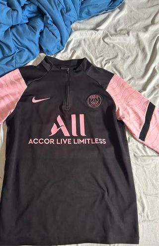 Chaqueta Nike PSG Negra y Rosa