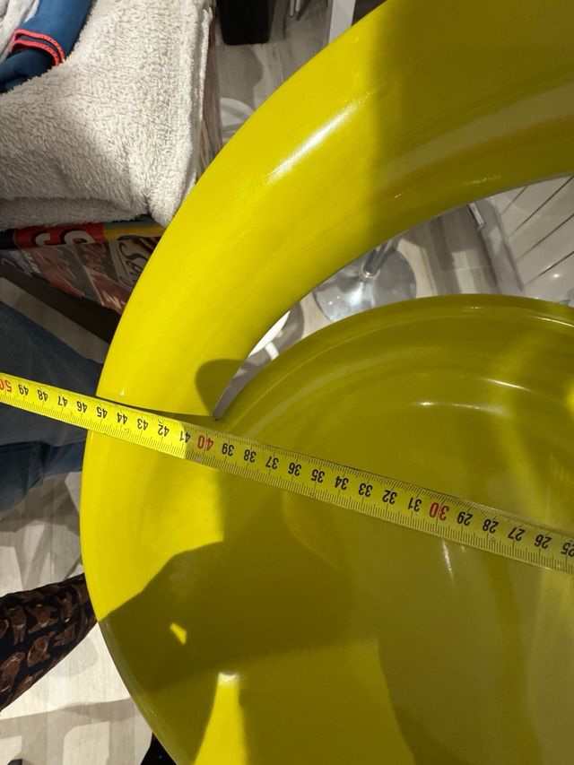 Mesa alta cocina cristal y metal