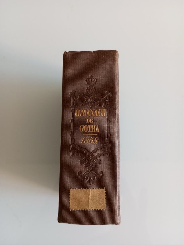 Almanacco di Gotha 1858. Un vecchio libro.