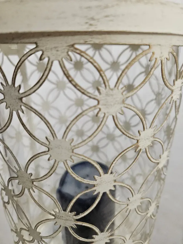 Farolillo beige envejecido