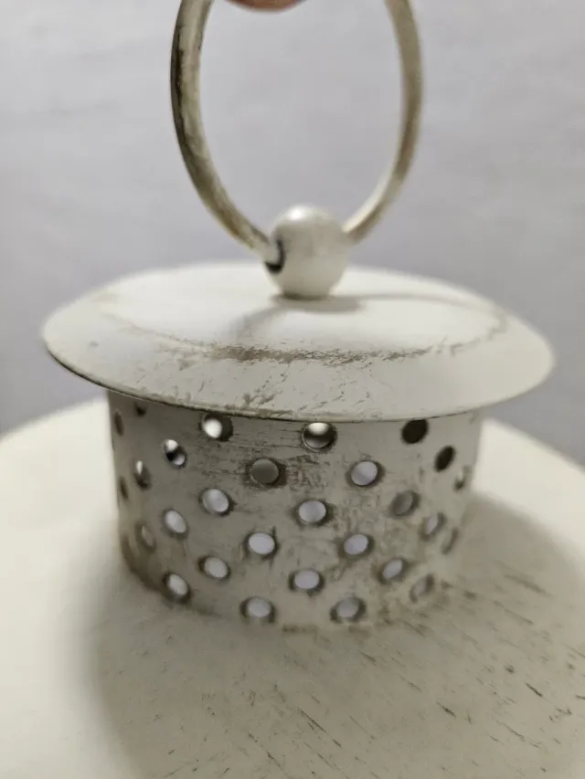 Farolillo beige envejecido